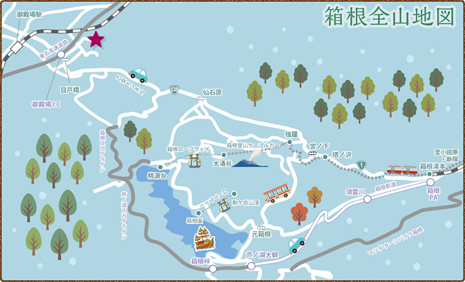 箱根全山地図